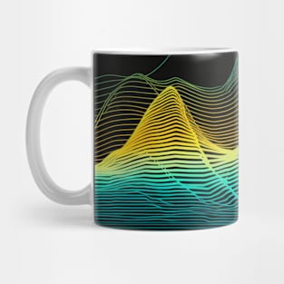 Rhythmic Harmony - Soundwave Abstract Mug